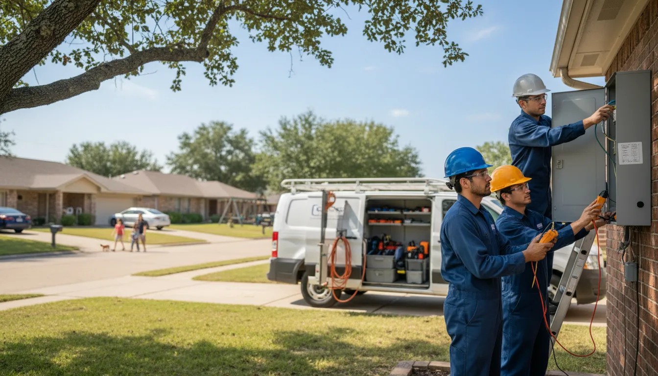 Certified electrician providing emergency electrical services in Louisville, IL